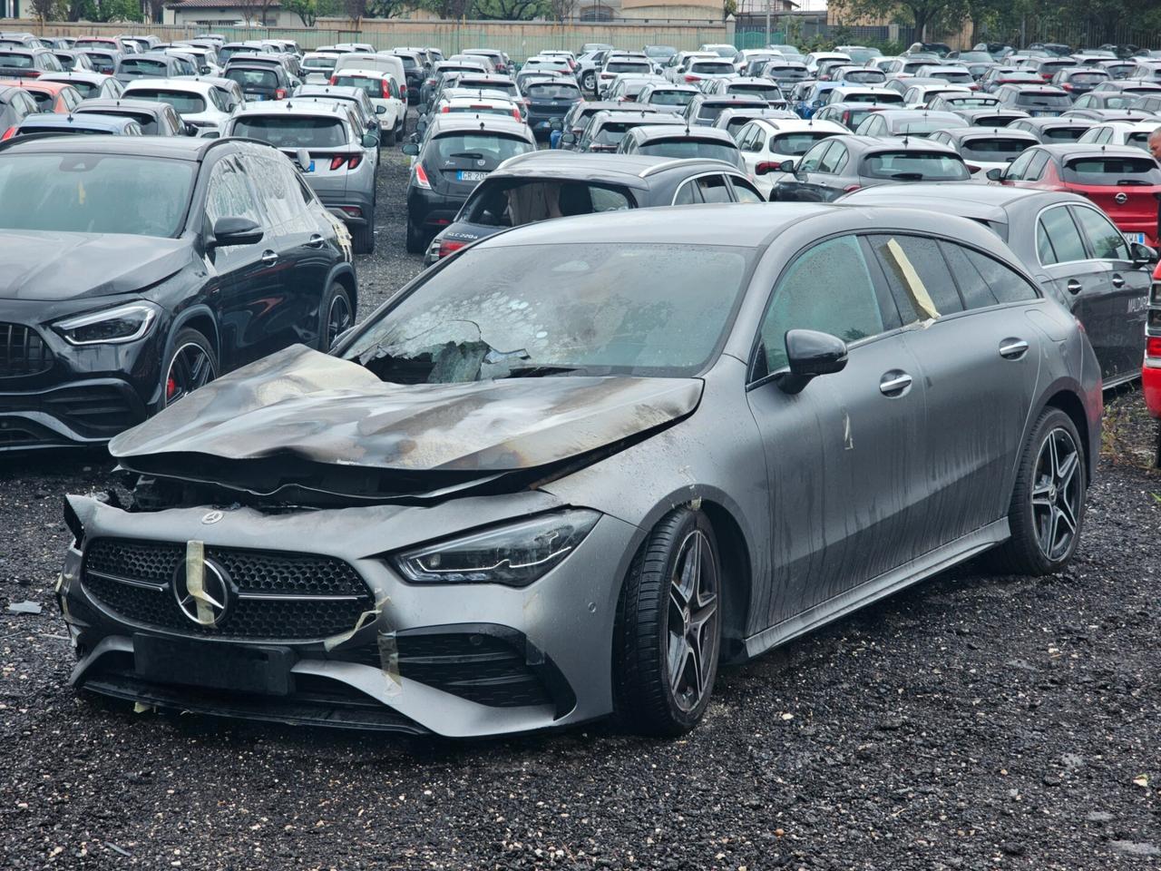 INCENDIATO Mercedes-benz CLA 200 d Automatic AMG Line Premium