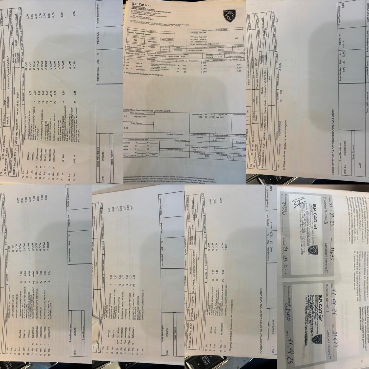 Peugeot 308 *1.5 bluehdi GT*TAGLIANDI CERTIFICATI