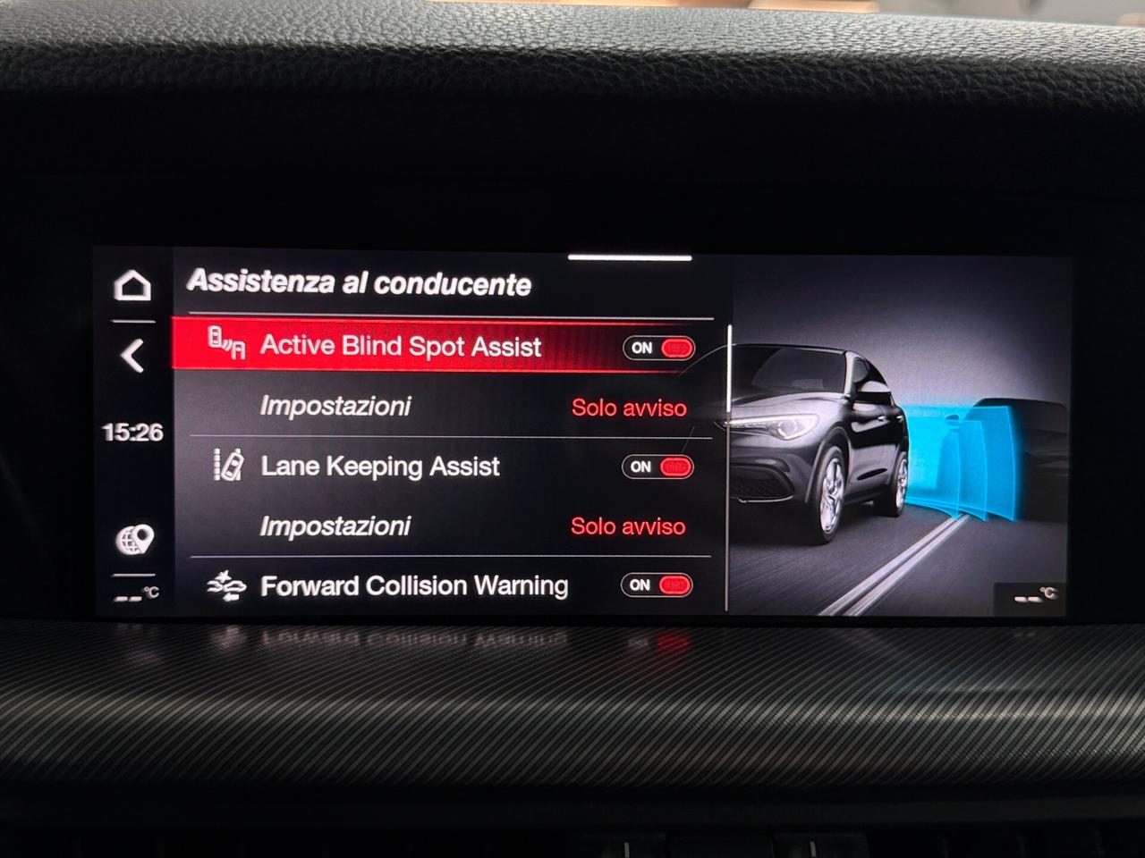 Alfa Romeo Stelvio 2.2 TD 210 CV VELOCE AT8 Q4 DISTRIBUZIONE ESEGUITA PERFETTA UNICO PROPRIETARIO TAGLIANDATA