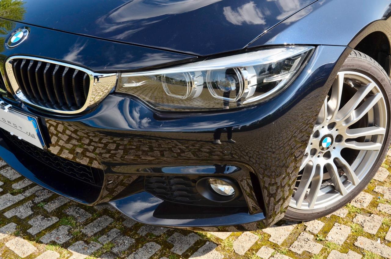 BMW 420d XDRIVE GRAN COUPE MSPORT 190cv AUTO, UFF ITALIANA, EURO 6B, FULL LED, RETROCAMERA, ALCANTARA, 19", PERMUTE