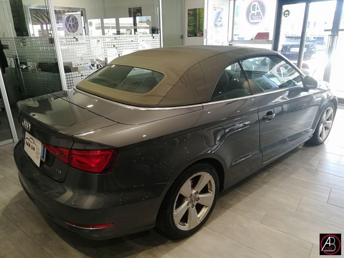 AUDI - A3 Cabrio - 2.0 TDI cl.d S tr. Ambition - EURO6 - FINANZIABILE - RITIRO PERMUTE