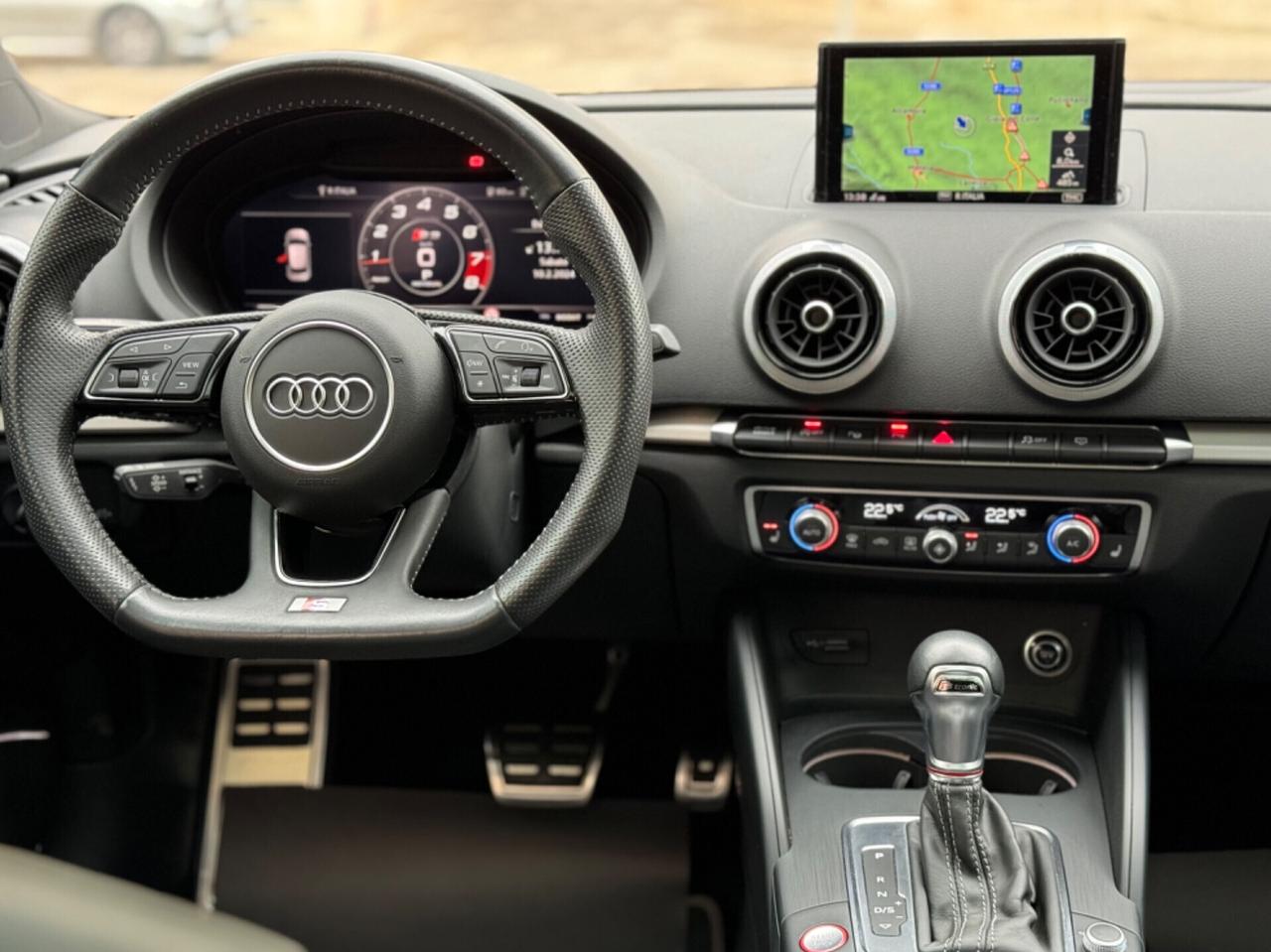 AUDI S3 SPB 2.0 TFSI Quattro S tronic 310 Cv VIRTUAL NAVI LED