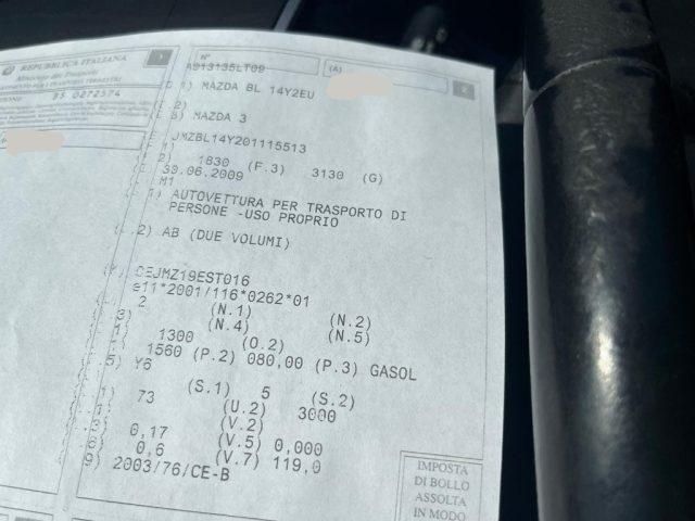 MAZDA 3 1.6 TD 16V/109CV 5p. Energy