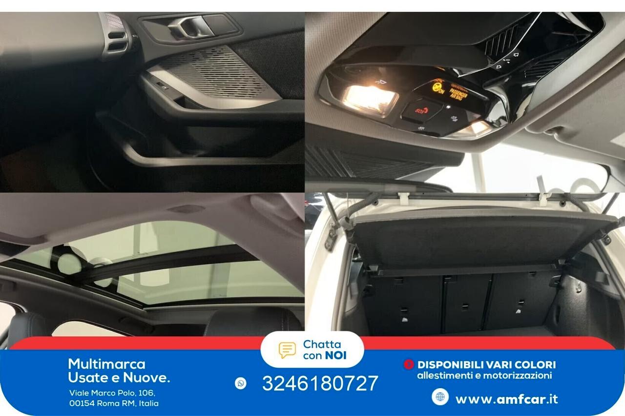 Bmw 118d M Sport Design Navi Camera Tetto Panorama Shadow