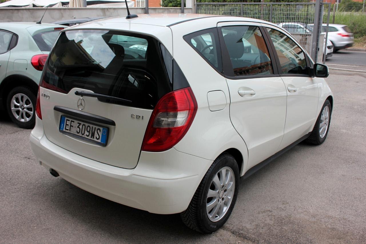 Mercedes-Benz A 160 2.0 CDI 82 CV 5 PORTE KM REALI CERTIFICATI GARANZIA 12 MESI TAGLIANDATA NEOPATENTATI OK