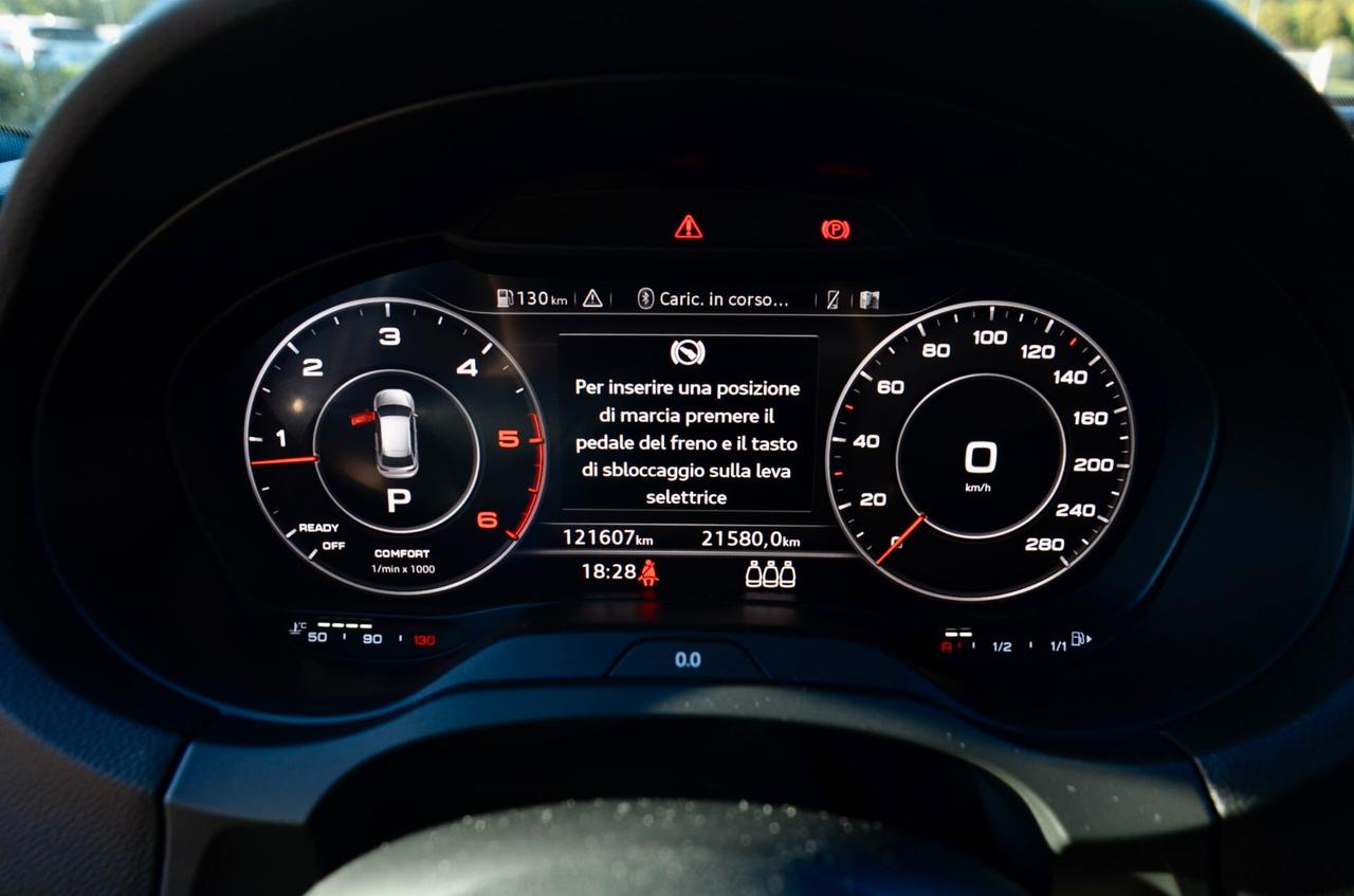 AUDI A3 SPORTBACK 40 2.0 TDI S-LINE INT+EXT QUATTRO 184cv S-TRONIC, EURO 6D, SERVICE AUDI, BANG&OLUFSEN, MATRIX, SEDILI SPORTIVI, 19", PERMUTE