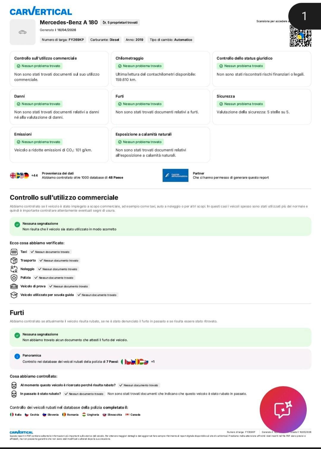 Classe A 180 d Automatic Sport Navi