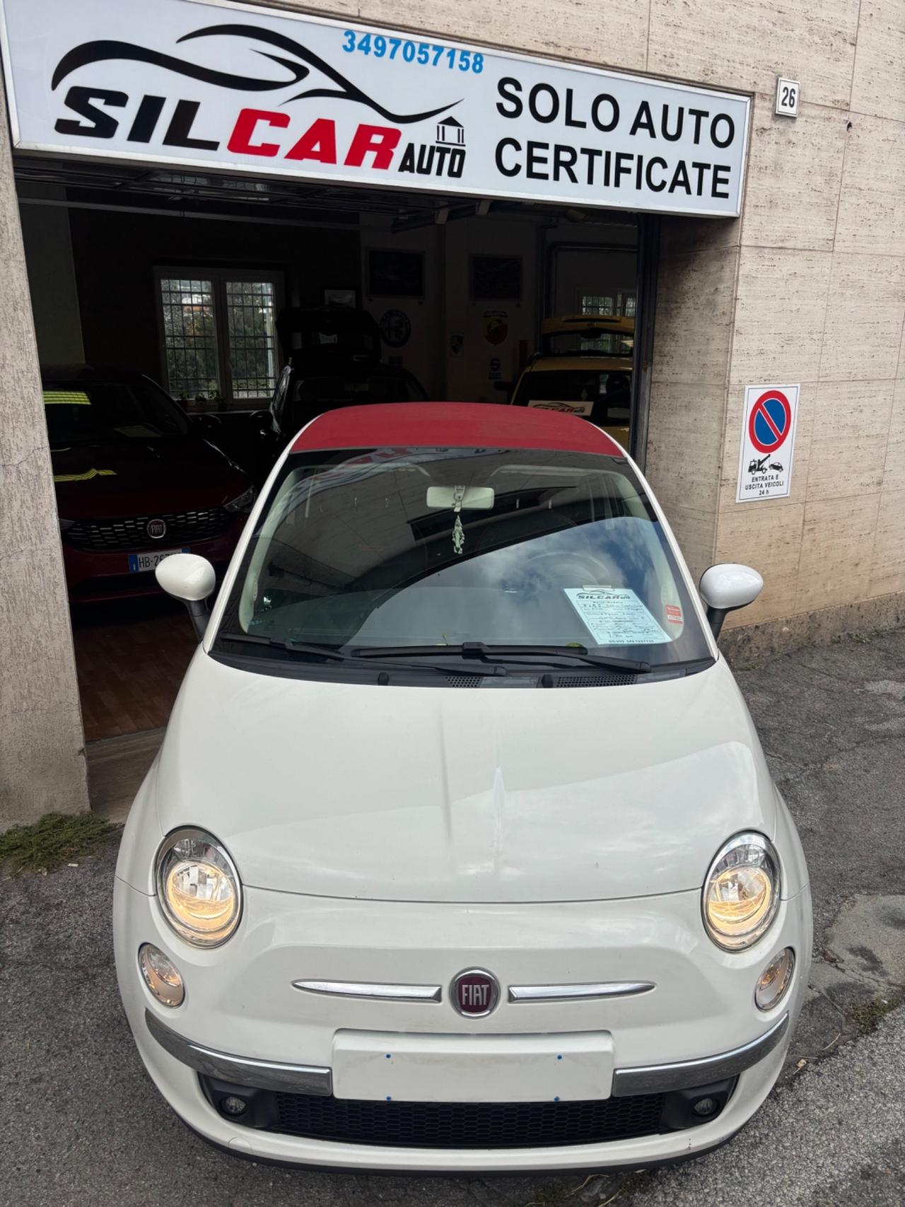 Fiat 500 C 1.2 benzina - 82.000 Km-anno 2014- euro 6