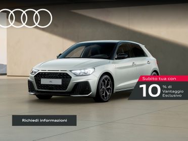 Audi A1 sportback 30 1.0 tfsi identity black 116cv s-tronic