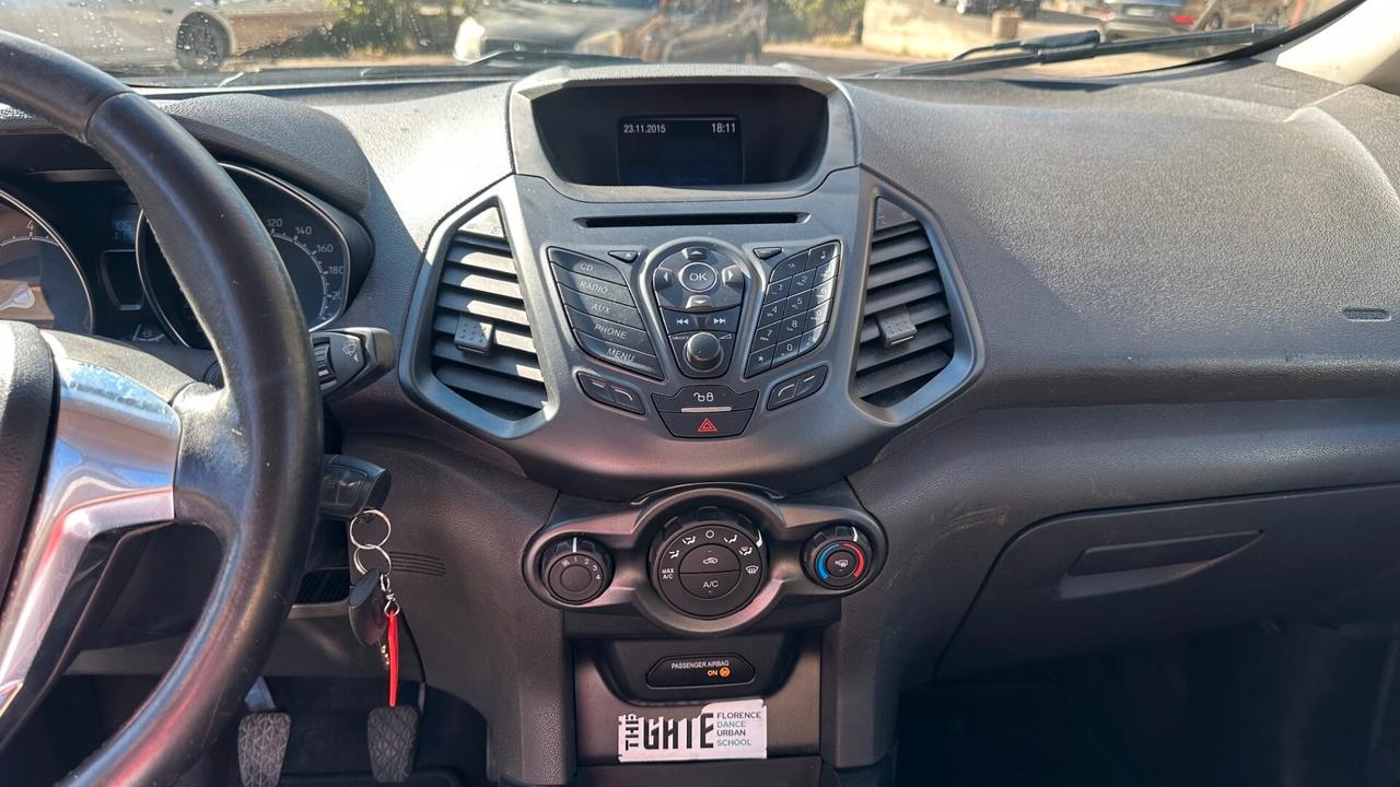 Ford EcoSport 1.0 EcoBoost 125 CV (motore fuso)