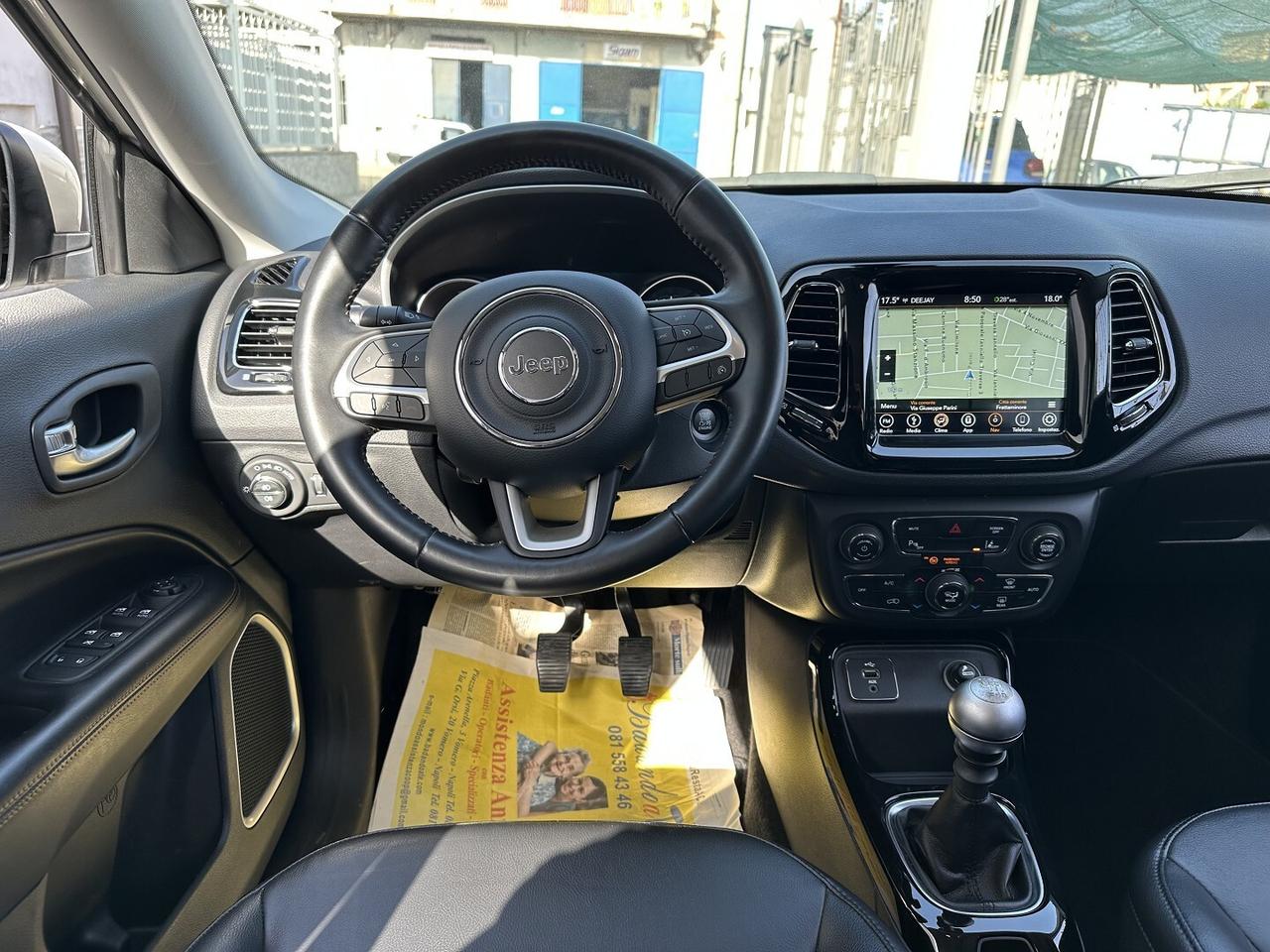 Jeep Compass 1.6 Mjt 120 Cv Limited 2018 Pelle