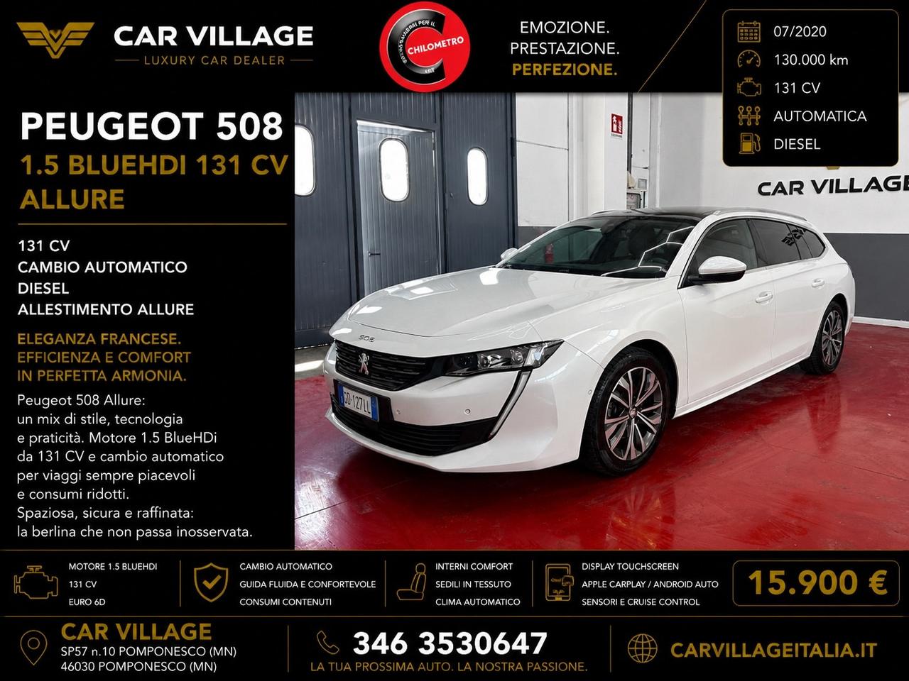 Peugeot 508 BlueHDi 130 Stop&Start EAT8 SW Allure