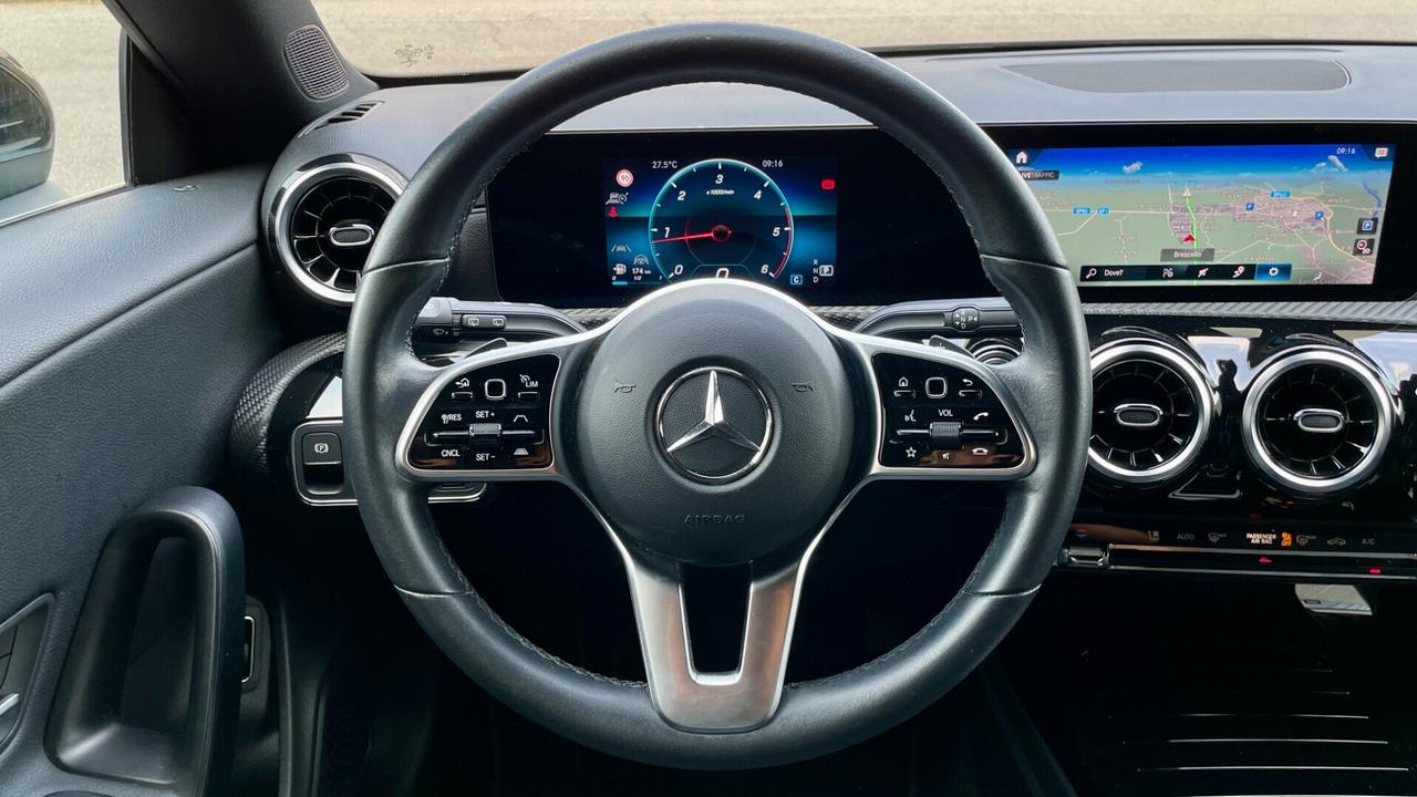 MERCEDES-BENZ CLA 180D EXECUTIVE 2.0 116CV - VIRTUAL COCKPIT, GANCIO TRAINO, NEOPATENTATI