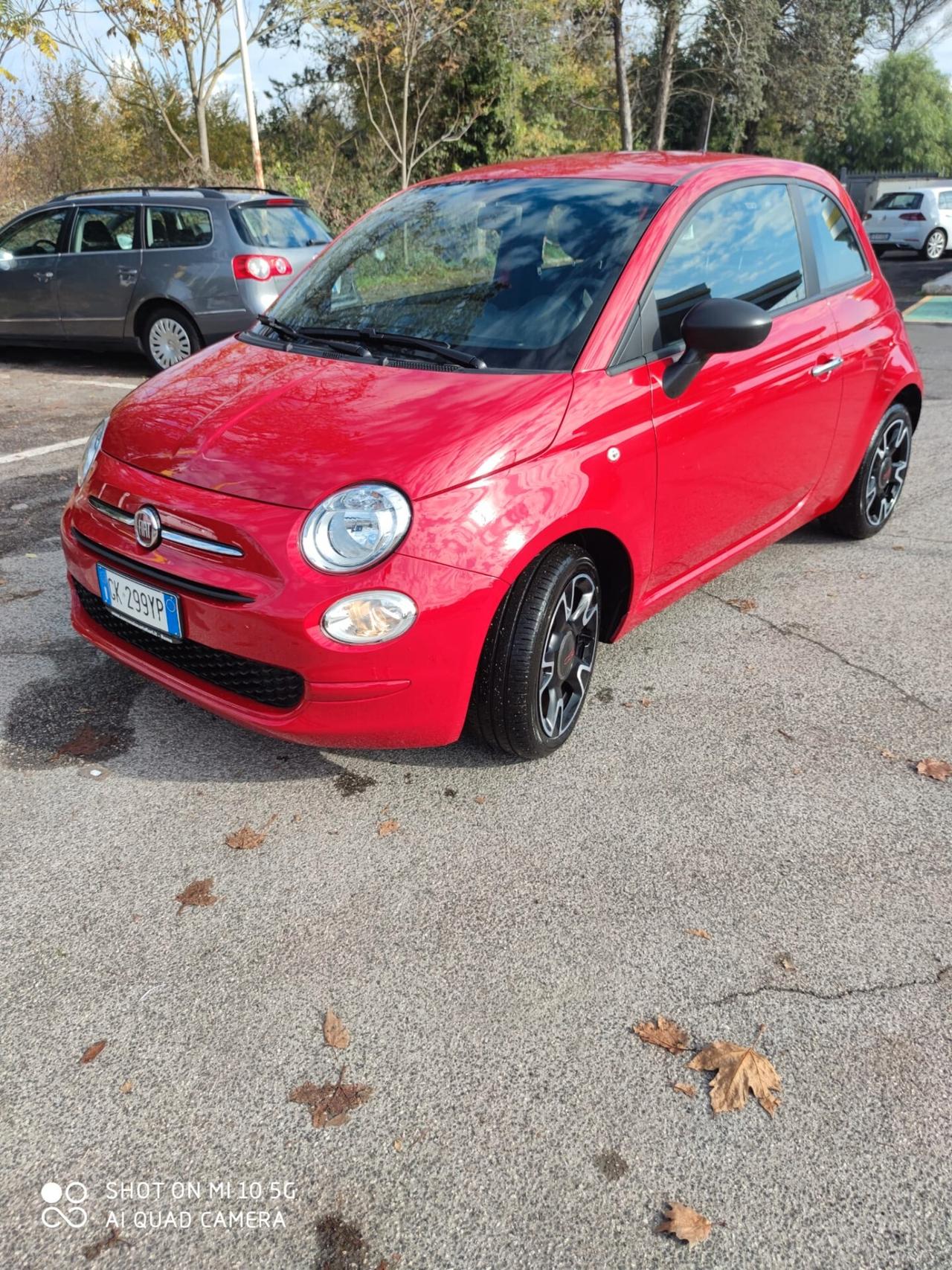 Fiat 500 1.0 Hybrid Red