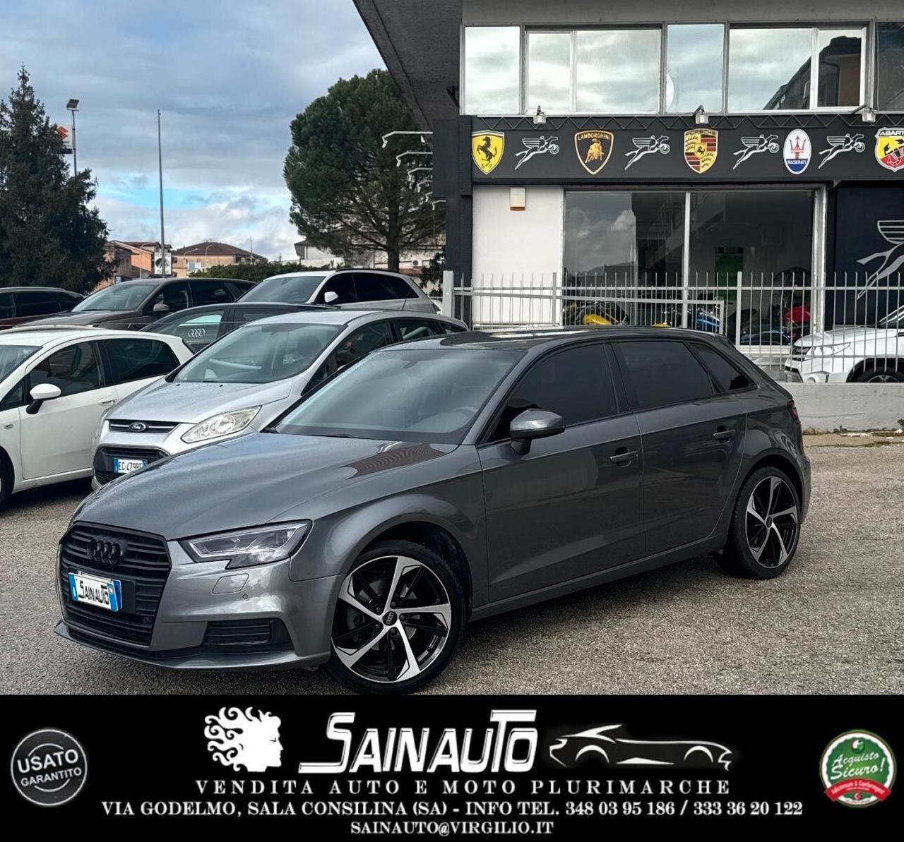 Audi A3 SPB 30 TDI S tronic Sport GARANZIA