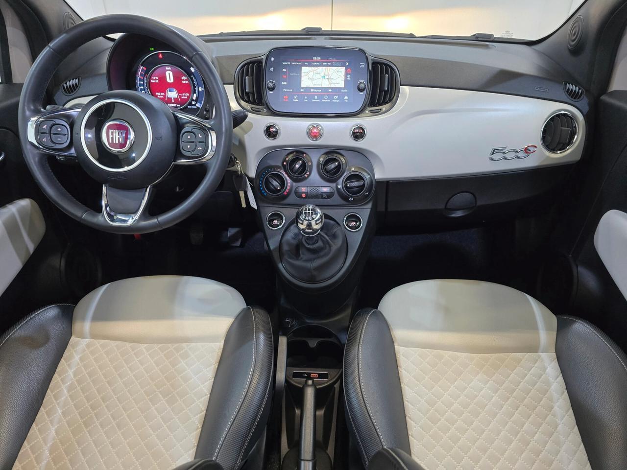 Fiat 500 1.0 Hybrid Lounge NAVI PELLE PDC
