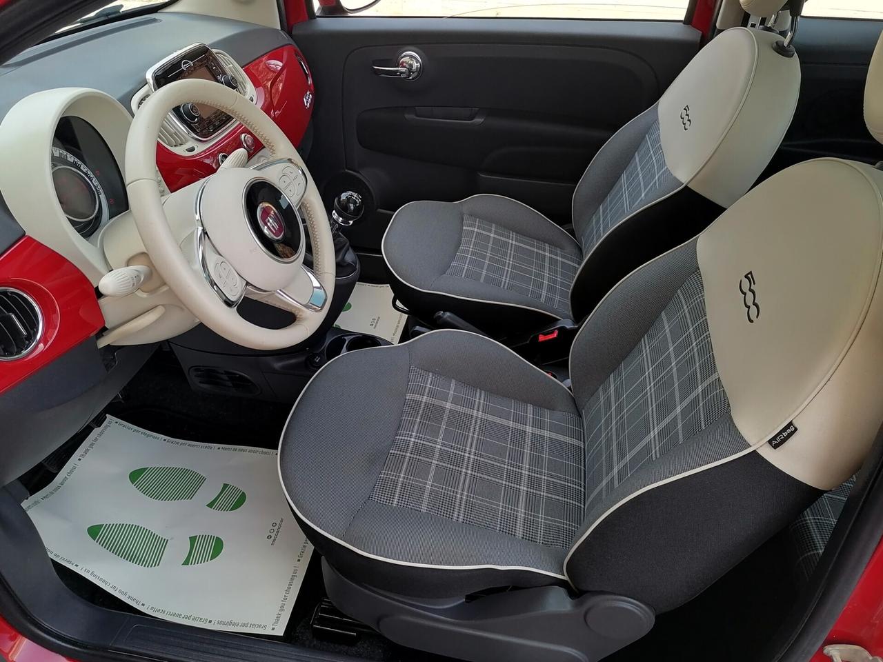 Fiat 500 1.2 BENZINA LOUNGE 51KW TETTO PANORAMICO 12/2015