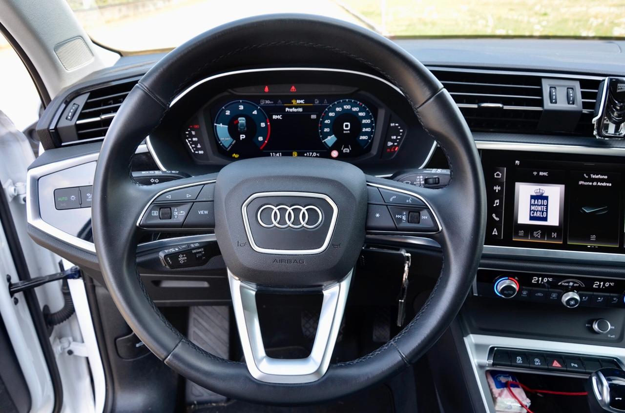 AUDI Q3 35 2.0 TDI BUSINESS 150cv S-TRONIC, GAR, AUDI 8/26, UNICOPR, SERVICE AUDI, UFF ITALIANA, EURO 6E, FULL LED, PERMUTE