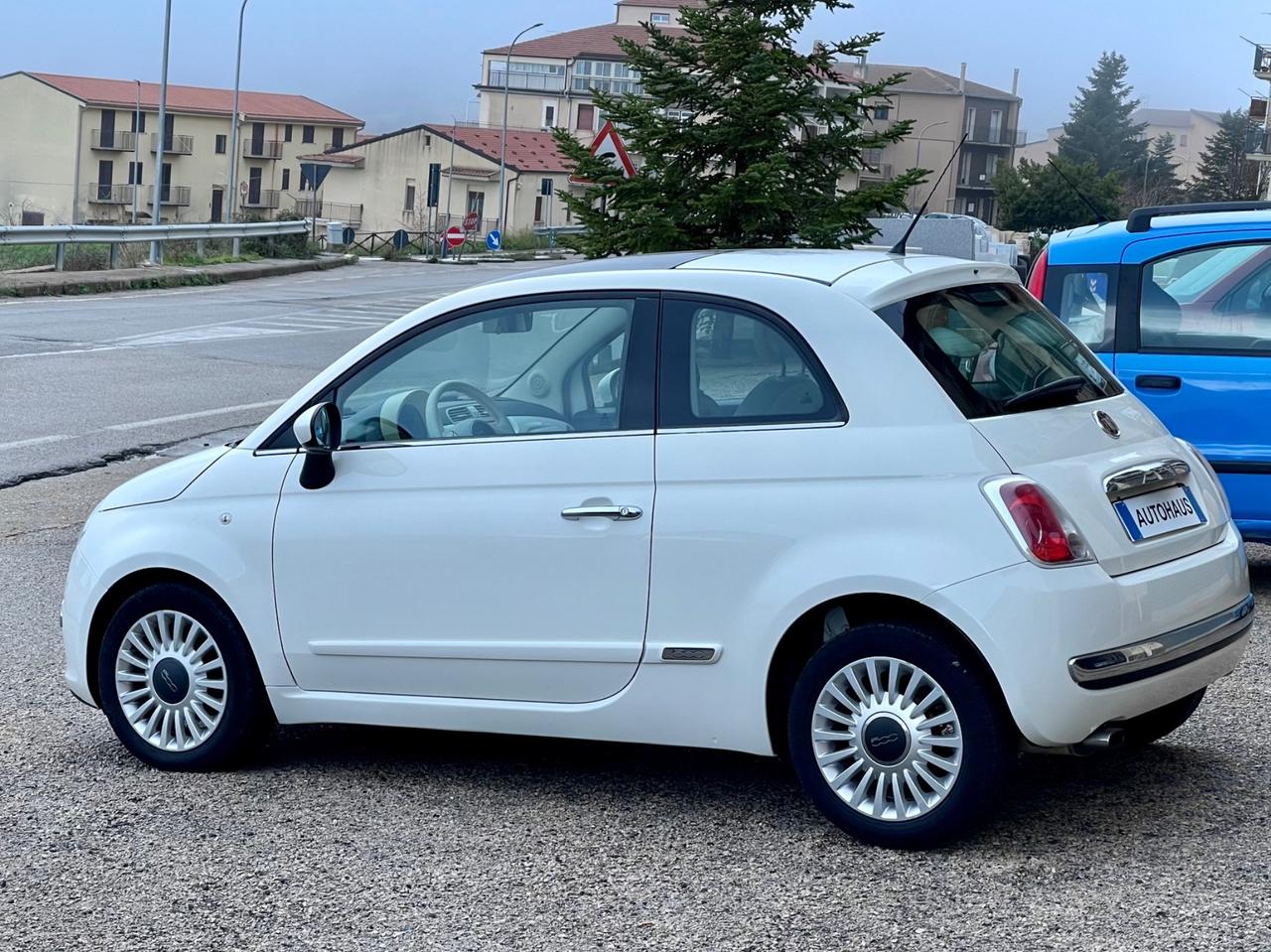 Fiat 500 1.2 Lounge 69cv 2010 TETTO PANORAMICO