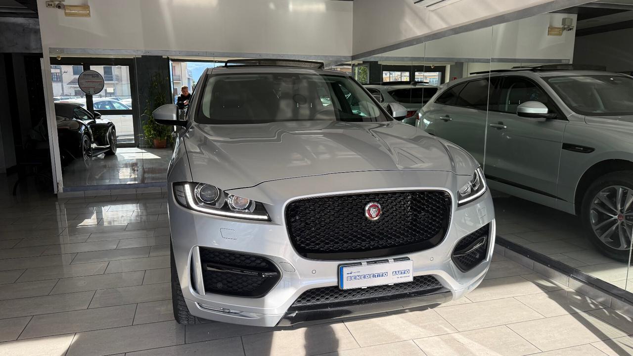 Jaguar F-Pace 2.0 D 180 CV AWD aut. R-Sport tetto apribile