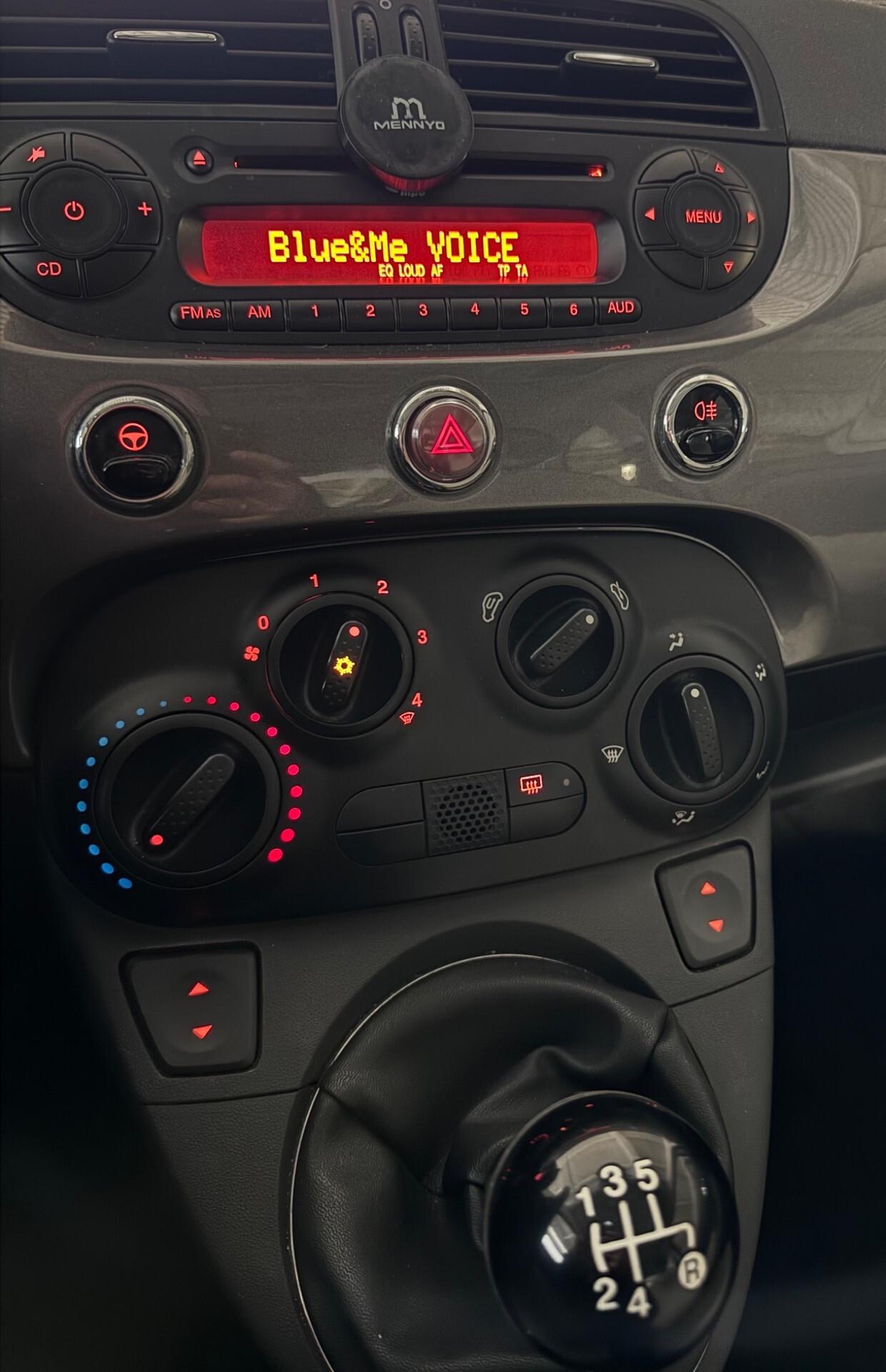 Fiat 500 Lounge–Km Certificati–Euro6B