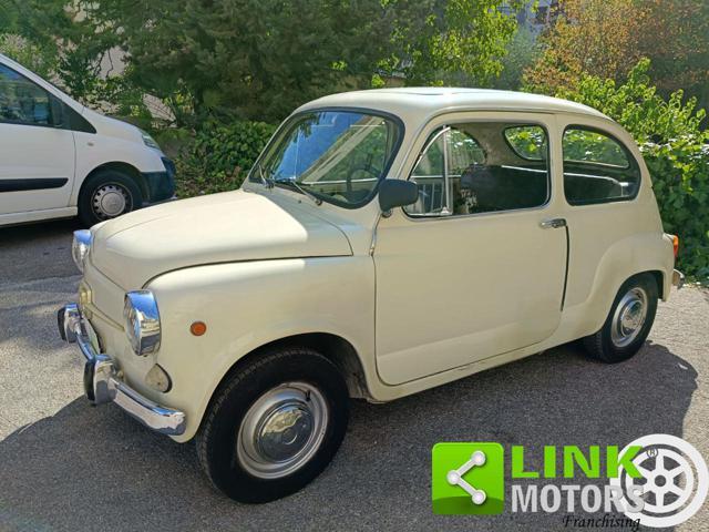 FIAT 600 D FANALONA LIBRETTO E TARGHE ORIGINALI