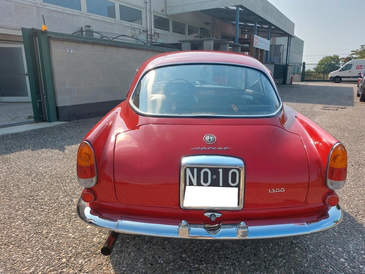 Alfa Romeo Sprint 1300 80CV KM 7000 TARG ORO 1964 !!!