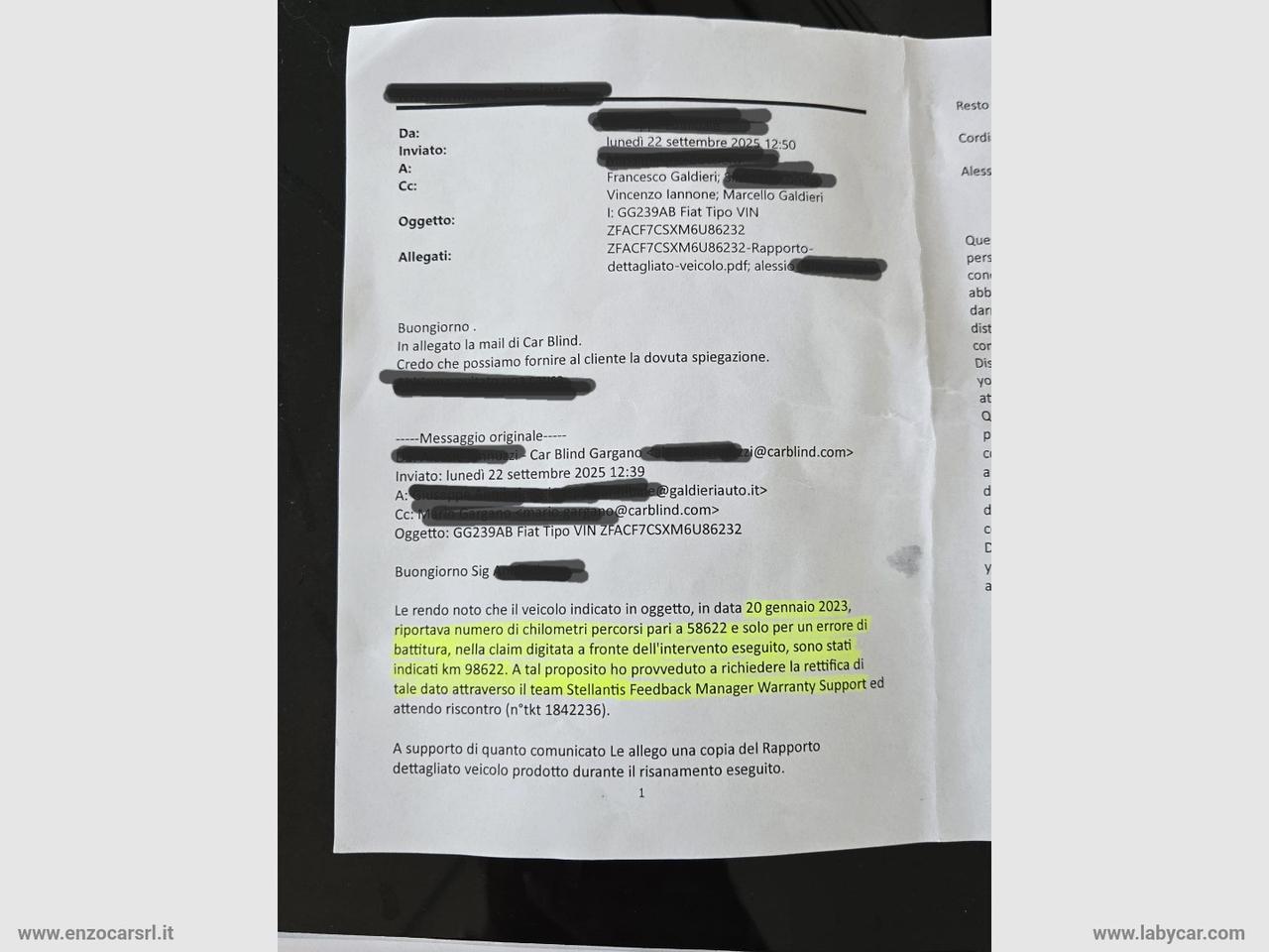 FIAT Tipo 1.6 Mjt S&S 5 porte City Sport 2021