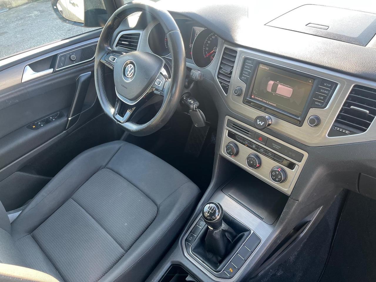 Volkswagen golf sportsvan 1.6 tdi/euro 6-full-2016