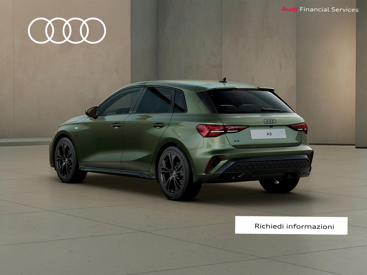 Audi A3 sportback 1.5 tfsi e s line edition 204cv s-tronic