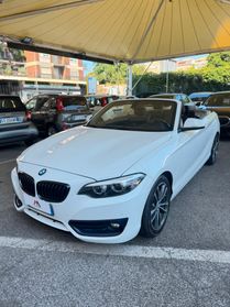 BMW 220I SPORT CABRIO **PREZZO REALE**