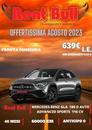 NOLEGGIO A LUNGO TERMINE MERCEDES-BENZ GLA