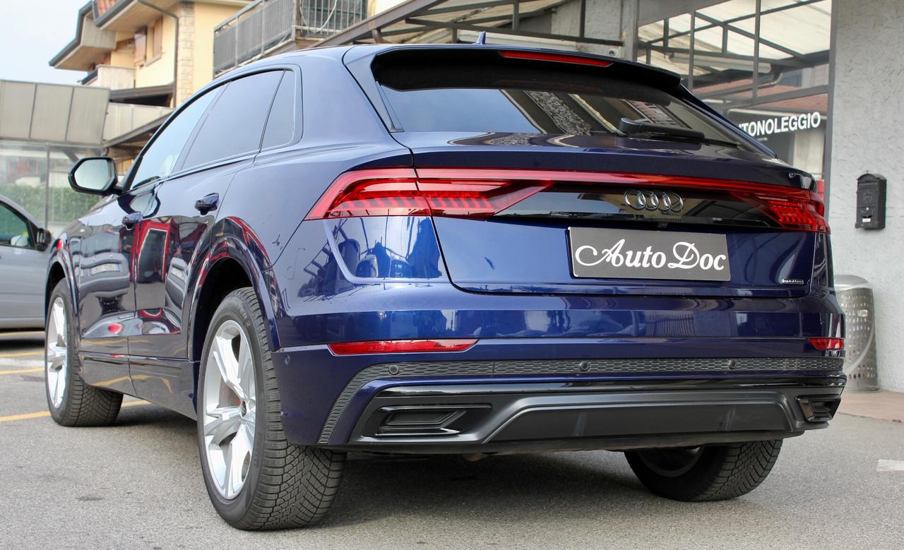 Audi Q8 50 TDI 286 CV quattro Sport INTERNO PELLE MARRONE S LINE TETTO PANOR.