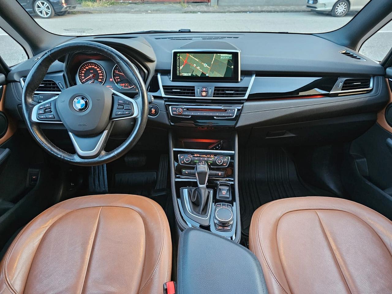 Bmw 218d 150cv Gran Tourer Luxury*Pelle*Navi*Tetto*18*Bi-Xeno*