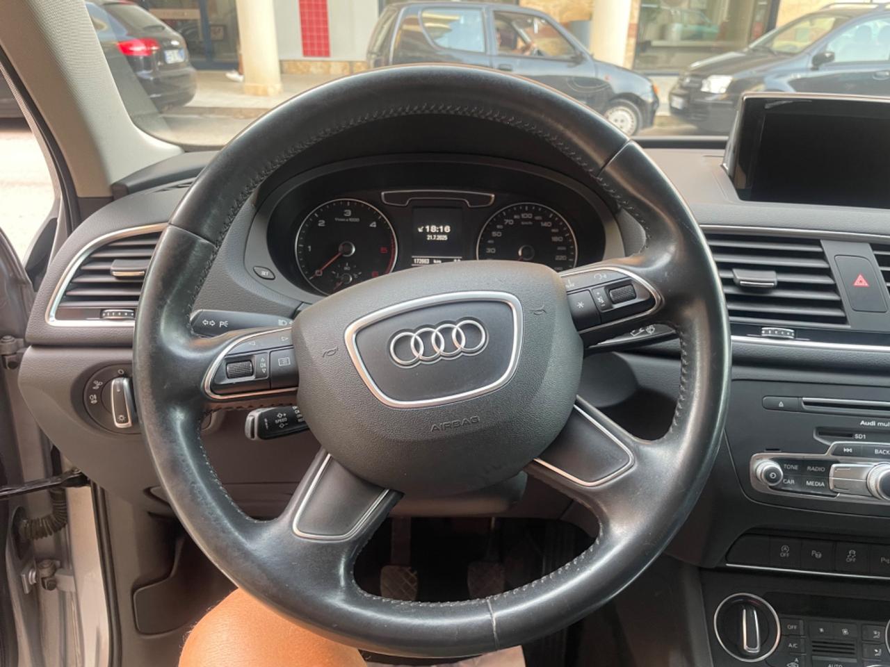 Audi Q3 2.0 TDI 150 CV SLINE COMPETITION TETTO NAVY PELLE XENO BOSE 19'