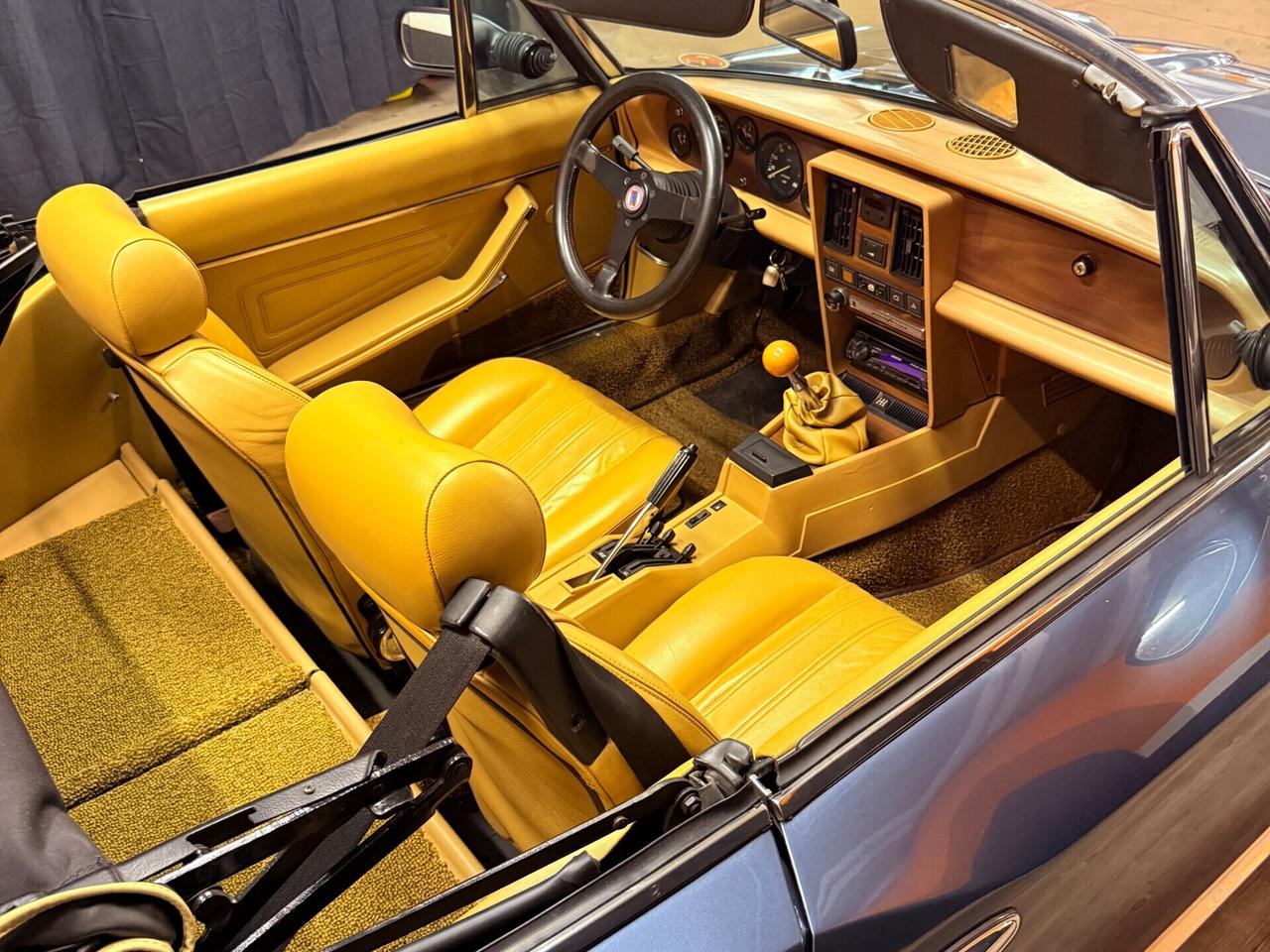 PAZZESCA FIAT 124 SPIDER EUROPA PININFARINA ISCRITTA ASI COME DA VETRINA.
