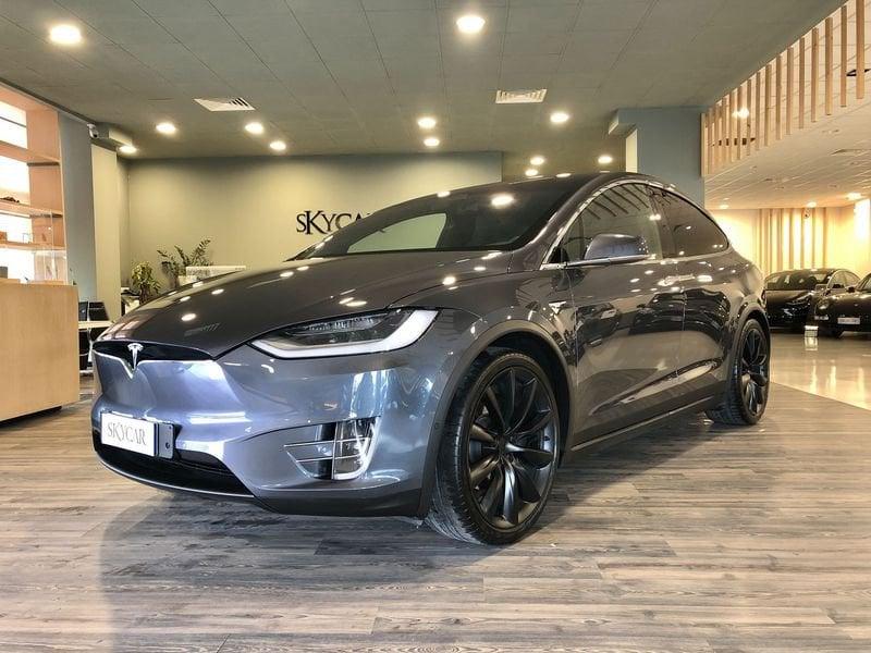 Tesla Model X Long Range AWD Raven 7 Posti Gancio traino