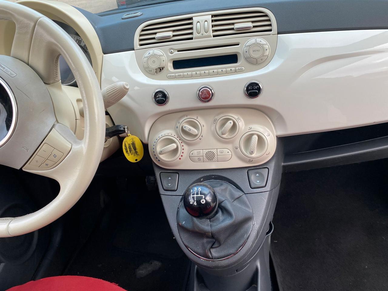 Fiat 500 1.2 Lounge 69cv full tetto 2012