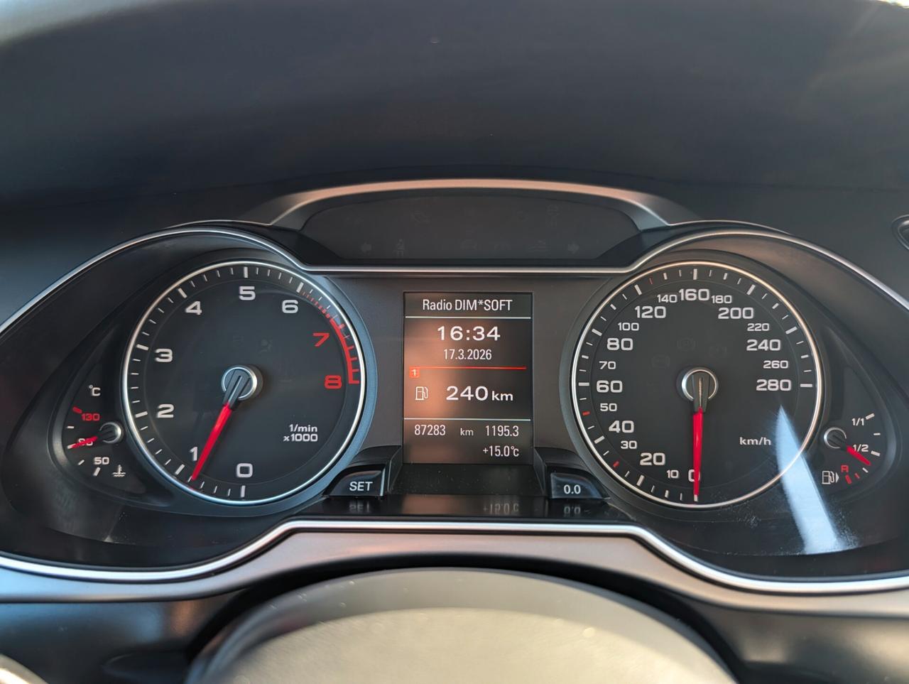 Audi A4 1.8 TFSI 170 CV S line UNICO PROPRIETARIO TAGL.CER.