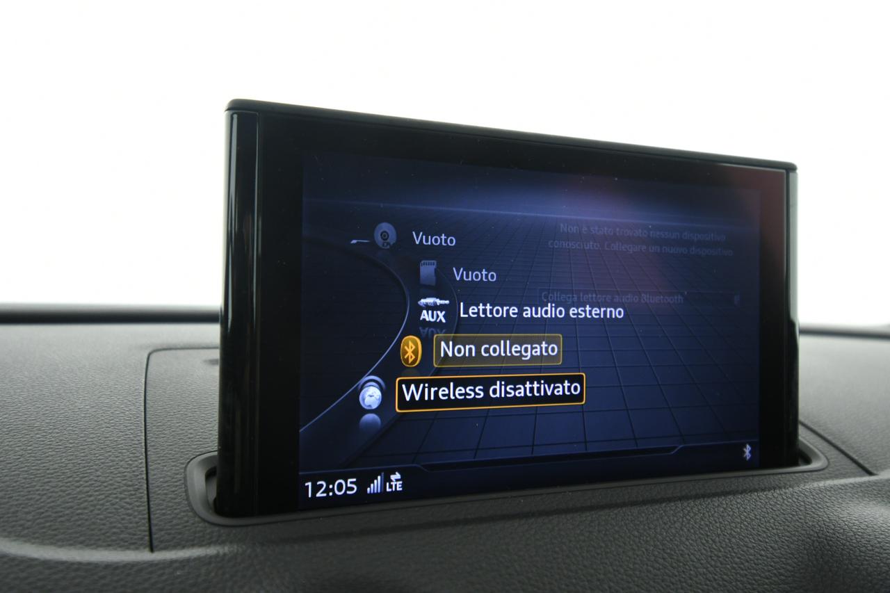 AUDI A3 Sportback 30 1.5 g-tron Admired 131cv BLUETOOTH+LED+NEOPATENTATI
