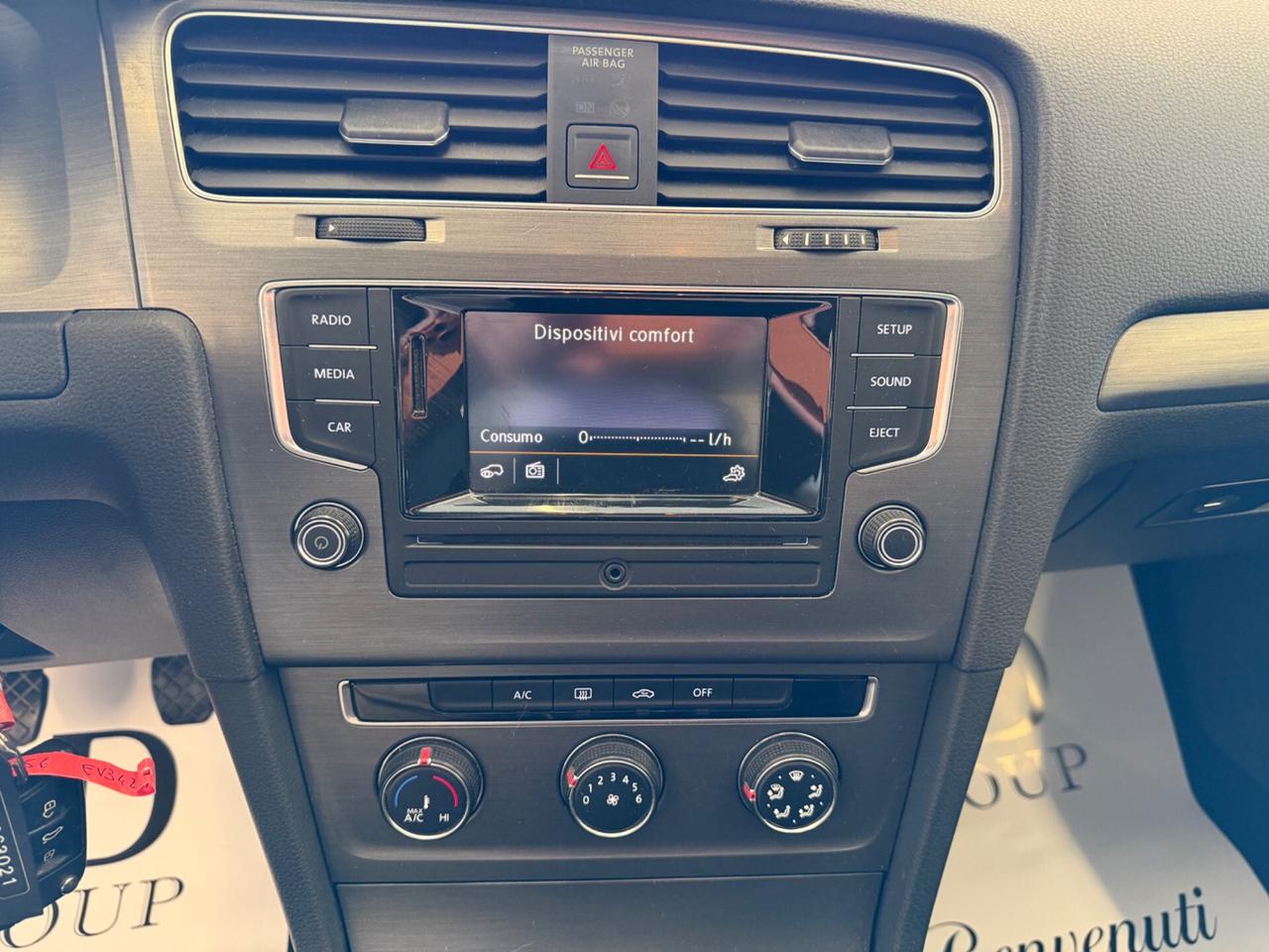 Volkswagen Golf 7 1.6 tdi Comfortline 1proprietario, Neopatentati