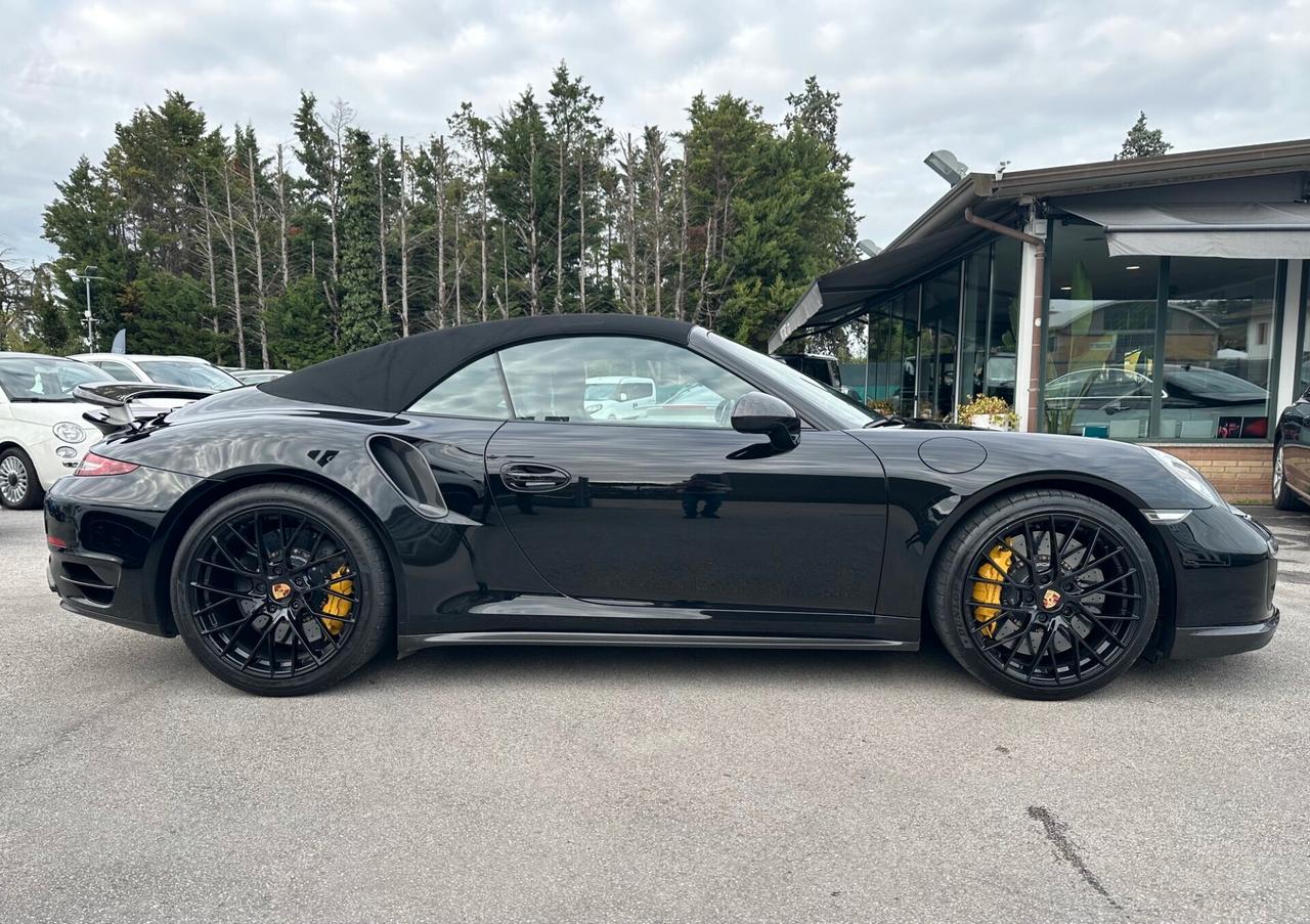 Porsche 911 3.8 Turbo S Cabriolet/fantastica/carbonio/km doc.