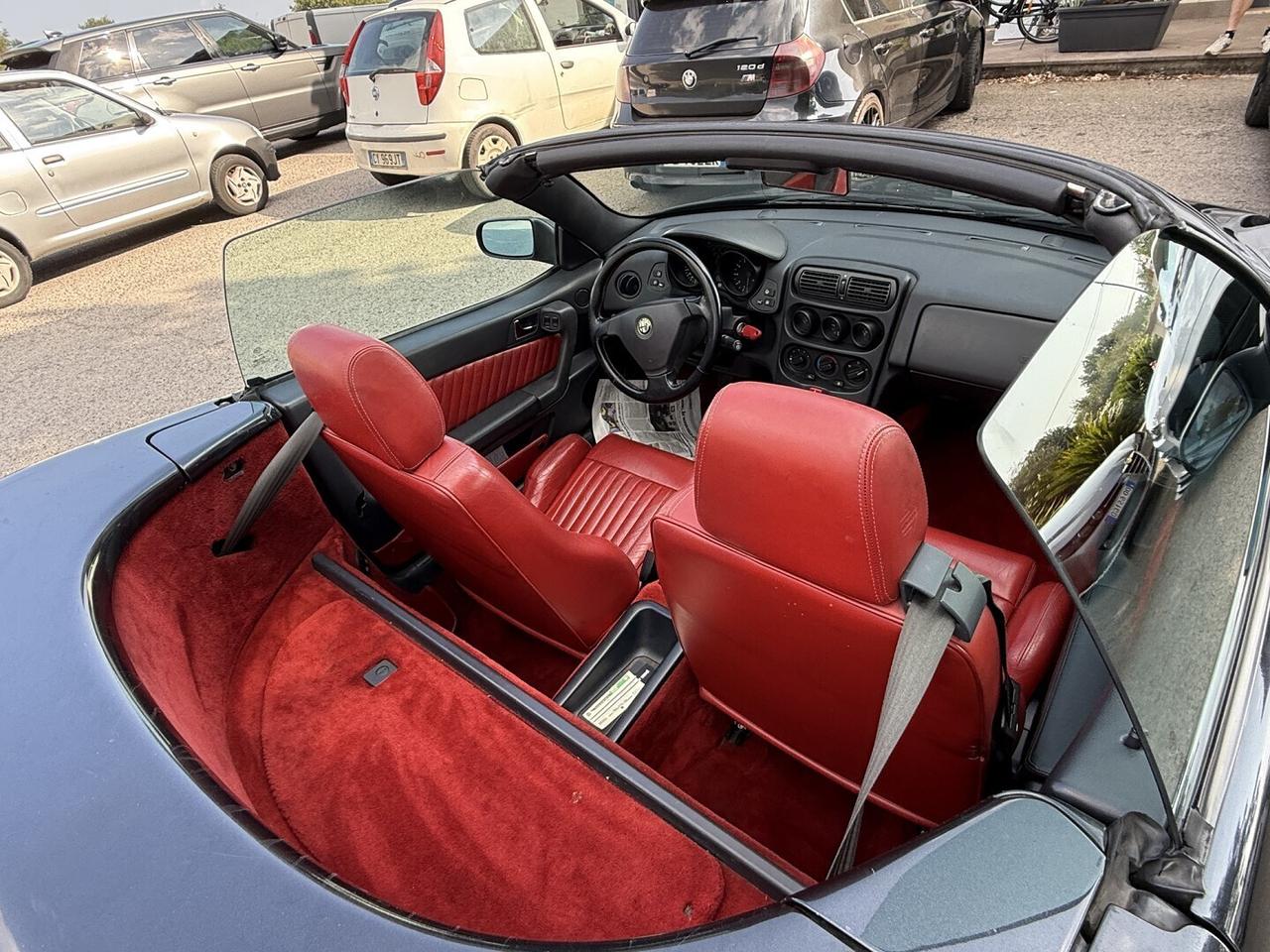 ALFAROMEO GTV SPIDER 2.0 INTERNI IN PELLE ROSSA