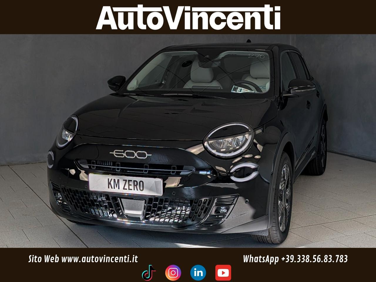 FIAT 600 HYBRID 100 CV DCT MHEV LA PRIMA KM0