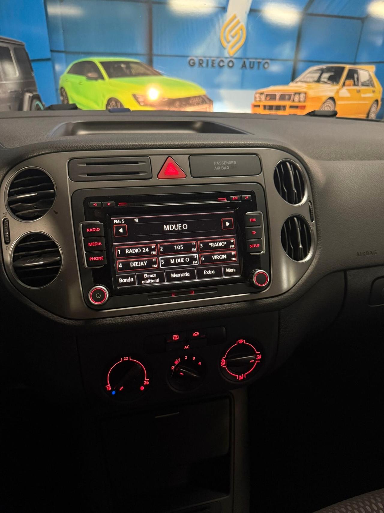 TIGUAN 4X4 GANCIO TRAINO MOTORE43000KM CON FATTURA