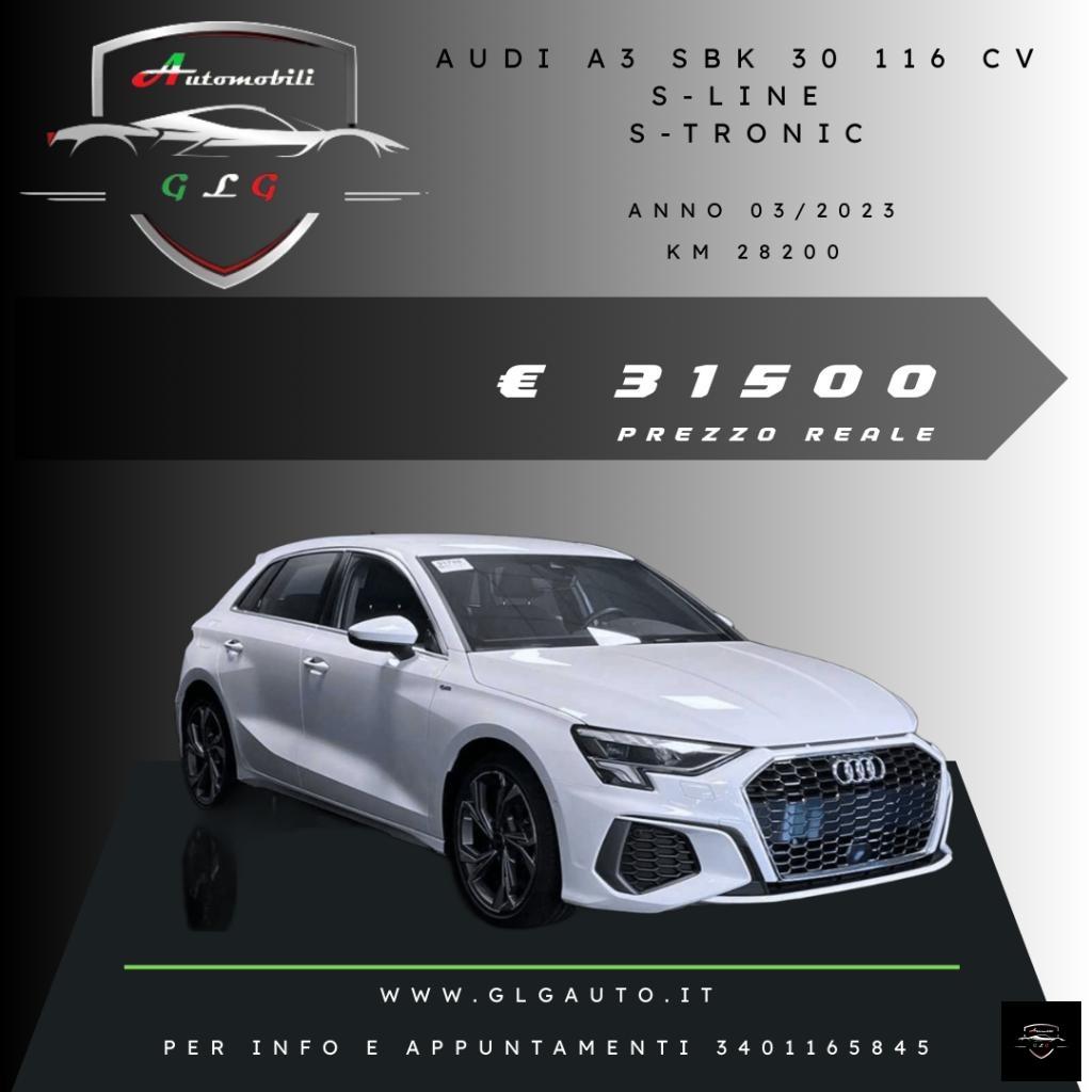 AUDI - A3 - SPB 30 TDI S tronic S line edition