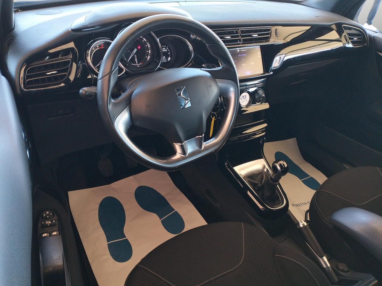 DS3 3 PureTech 82 Chic - EURO 6 - NEOPATENTATI