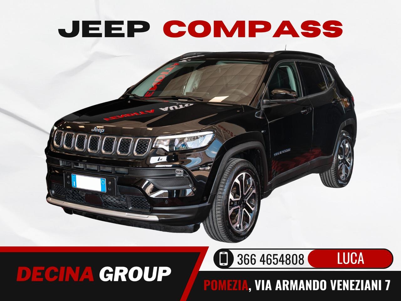 Jeep Compass 1.3 Plug-in Hybrid 190 cv Limited IVA ESPOSTA