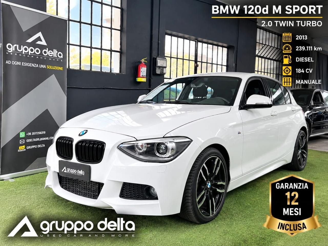 Bmw 120d 5p. Msport GARANZIA 12 MESI INCLUSA