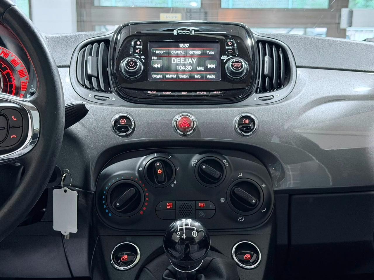 FIAT 500 1.2 69cv 89.000km 2018 TETTO PANORAMICO